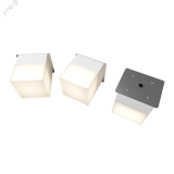 Светильник светодиодный RVE-LBX-LUMO60-PLAZA10015-3-GR (Квадрат Грильято 3шт 85х85х100мм 24Вт встраиваемый 4000K Белый) RVE00003307 RVElektro