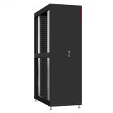 Шкаф серверный 45U 600х1070 передняя дверь: двустворчатая глухой металл IP51. задняя дверь: протект IP41. боковые панели: без. цвет: черный RAL9005  NS 6145.9560 SYSMATRIX