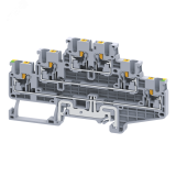 Клемма 3х-ярусная push-in 2,5 кв.мм OptiClip CP3LG-2,5-3L-PE-I-(0,2-2,5)-PEN 331868 КЭАЗ