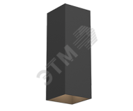 Светильник светодиодный WL-Cube настенный10W 3000K 80х80х230мм угол 60 град. IP54 RAL9005 черный матовый V1-R5-90513-21000-5401030 Вартон