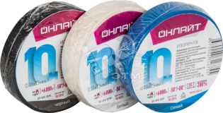 Изолента ОНЛАЙТ 71 674 OIT-B15-10/BL черная 22023 Navigator Group