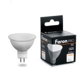 Лампа светодиодная LED 8вт 230в GU5.3 дневной Feron.PRO 38091 FERON
