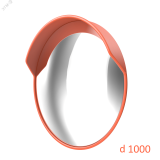 Зеркало дорожное с защитным козырьком d-1000 мм 00000001927 ТЕХНОЛОГИЯ