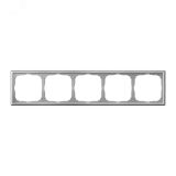 ARTGALLERY рамка 5-постовая, универсальная, алюминий GAL000305 Systeme Electric