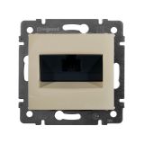 VALENA Розетка компьютерная RJ45х1 категория 5е в рамку слоновая кость 774138 Legrand/Daccord