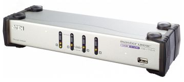 Переключатель KVM настольный, 4 порта, VGA, USB, 2048 x 1536 1000155596 Aten