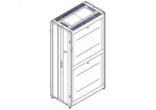 Шкаф Uniprom. 42U-600/1070. боковые панели 4шт. черный UR3100 Systeme Electric