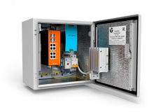 Узел коммутационный 8хPoE+, 2хSFP, 240 Вт, АС 220В, 50 Гц IP66, 300х300х210 мм 58004 Тахион-климат