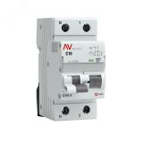 Автомат дифференциальный DVA-6 1P+N 16А (C) 30мА (A) 6кА AVERES rcbo6-1pn-16C-30-a-av EKF