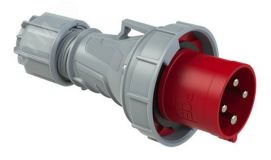 Вилка кабельная 63A/400V/3P+E/IP67 00-00002236 PCE