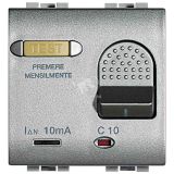 Выключатель автоматический дифференциальный 2п 10А 230В 2 модуля NT4305/10 BTicino