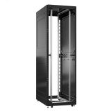 Шкаф серверный 42U 800х1000 передняя дверь: без. задняя дверь: без. боковые панели: глухой металл. цвет: черный RAL9005  EX 8042.9001 SYSMATRIX