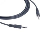 Аудио кабель Jack 3.5 мм. M на Jack 3.5 мм. M, 0.9 м., черный 1000510955 Kramer