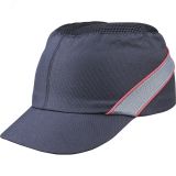 Каскетка-бейсболка защитная AIRCOLTAN, цвет черный/красный, козырек 5см COLTAAINOSH Delta Plus