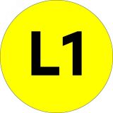 Наклейка L1 d=20мм PROxima an-2-15 EKF