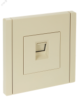 FORTE&PIANO Розетка компьютерная RJ45 кат.6 FP431 ваниль IEK FP-K10-2-K10 IEK