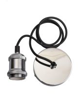 Патрон декоративный RETRO, провод 1м Е27 хром Jazzway 5015951 JazzWay