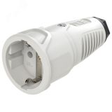 Розетка каб 16A/250V/2P+E/IP20 корпус серый, маркер черный 00-00027020 PCE