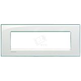 LivingLight Рамка прямоугольная 7 постов Морская вода LNA4807KA BTicino