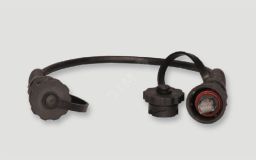 Шнур коммутационный категории 6 F/UTP черный (1м) 21P-F6-01BL Eurolan