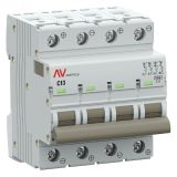 Выключатель автоматический AV-10 DC 4P 13A (C) 10kA EKF AVERES mcb10-DC-4-13C-av EKF