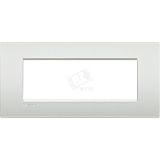 LivingLight Рамка AIR 7 постов Белый жемчуг LNC4807PR BTicino