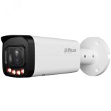 Видеокамера IP уличная 4Мп цилиндрическая ИК/LED-60м PoE с ИИ (2.7-13.5мм) 150141 Dahua