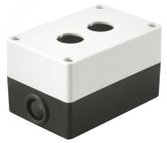 Корпус КП-102 на 2 кнопки белый BKP10-2-K01 IEK