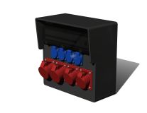 Устройство распределительное настенное твердая резина IP44 63A корпус 370х370х203 00-00001909 AlpenBox