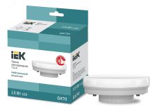Лампа светодиодная T110 таблетка 15Вт 230В 4000К GX70 IEK LLE-T110-15-230-40-GX70 IEK