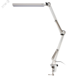 Светильник настольный TBL-03 12Вт USB на струбцине белый 5047006 JazzWay