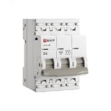 Автоматический выключатель 3P 4А (D) 4,5kA ВА 47-63N EKF PROxima M634304D EKF