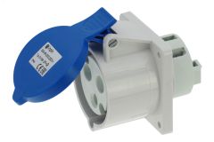 Розетка встраиваемая 32A/230V/1P+N+E/IP44, фланец 75x75 00-00032496 INPIN