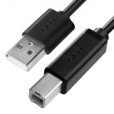 Кабель USB 2.0 AM на BM, морозостойкий, 1.8 м., черный 1000638271 Greenconnect
