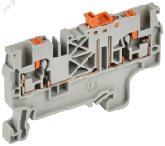 Колодка клеммная CP-DT измерит. нож. разм. 2,5мм2 серая IEK YCT25-04-K03-002 IEK