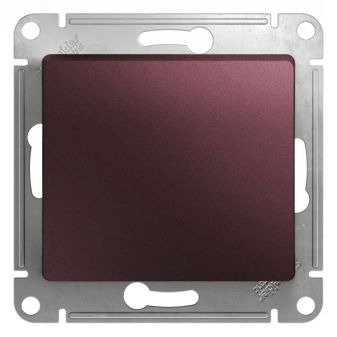 GLOSSA Нажимная кнопка механизм схема 1 баклажановый GSL001115 Systeme Electric