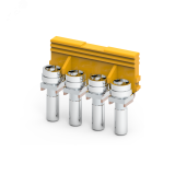 Перемычка коммутационная 2 пол. OptiClip SLS2-оранжевый для измер. клеммы CDS6U 289821 КЭАЗ