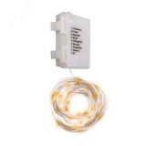 Гирлянда светодиодная Роса DC-G03-120Y, 120 желт. microLED, 12.1 м., 8 реж., 3xAA ФAZA 5047792 JazzWay