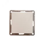 Розетка Wessen59 скрытая с заземлением с крышкой IP44 бежевая в рамку RS16-152B-2-86 Systeme Electric