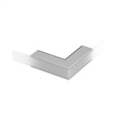 Угол PLS-LOCK-H25-L90W внешний (с экраном MAT-L) (ARL, Металл) 026134 Arlight