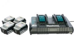 Набор PSK MKP2PM184 (BL1840Bx4шт., DC18RD, кейс MAKPAC тип 2) 198489-5 Makita