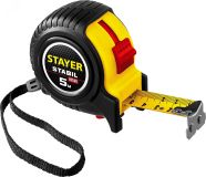 Рулетка измерительная Stabil 5м х 25мм 34131-05-25_z02 STAYER