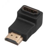 Переходник штекер HDMI - гнездо HDMI, угловой,, 17-6805 REXANT