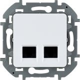 Двойная розетка RJ 45 категория 6 UTP INSPIRIA белый 673840 Legrand