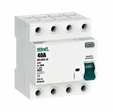 Выключатель дифференциального тока УЗО 03-6кА-4P-040А-030-AC 14235DEK Dekraft