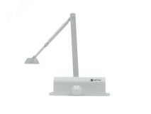 Доводчик дверной нагрузка до 120 кг, белыйДоводчик В0000018673 Optimus CCTV