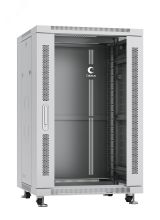 Шкаф монтажный телекоммуникационный 19дюймов напольный для распределительного и серверного оборудования 18U 7043c Cabeus