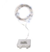 Гирлянда светодиодная Роса DC-G03-50W, 50 бел. microLED, 5.1 м., 8 реж., 3xAA ФAZA 5047891 JazzWay