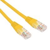 Патч-корд U/UTP CAT 6, RJ45-RJ45, 26AWG, LSZH, желтый, 1м, 02-0295-1 REXANT