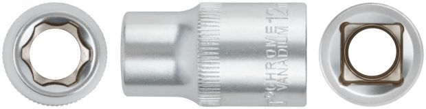 Головка 6-гранная CrV 1/2'' 12 мм 62042 FIT